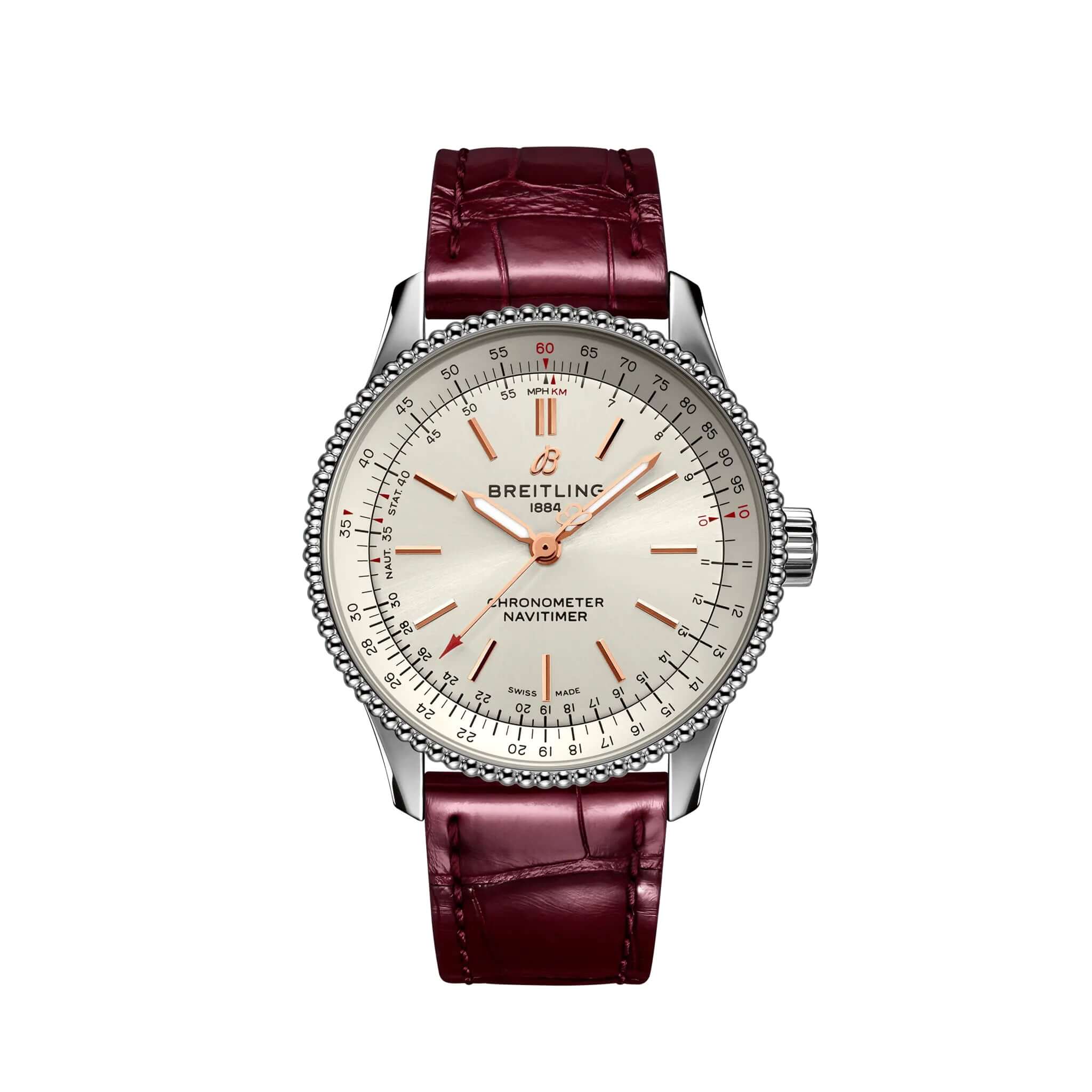 Breitling Navitimer Automatic 35 Stainless Steel - Silver Dial A17395F41G1P2