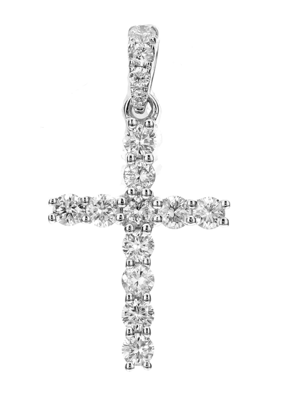 Bandiera Jewellers Diamond Cross Pendant 0.50ct ACR-13038