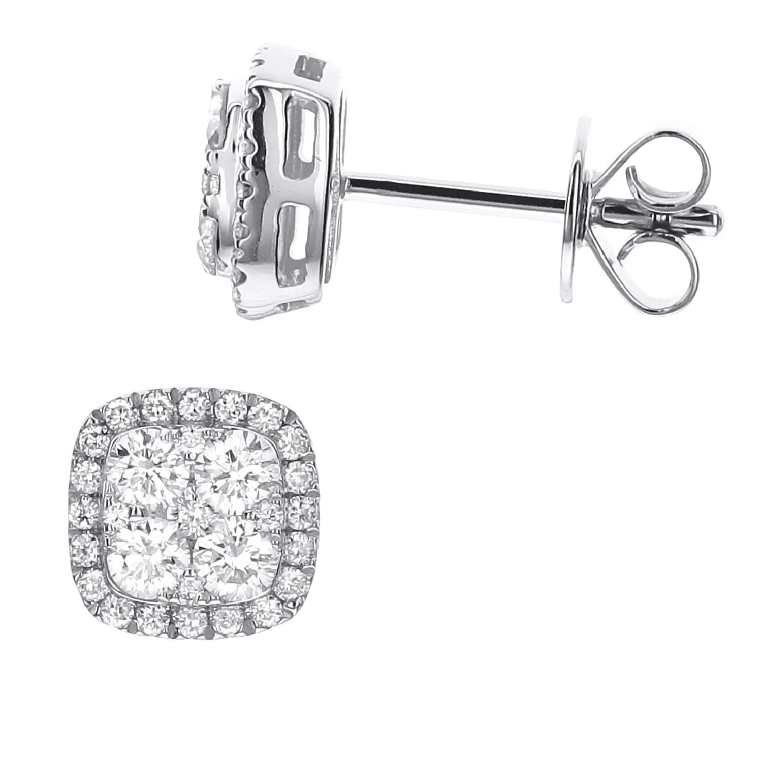 Bandiera Jewellers Diamond Earrings 0.85ct AER-12223