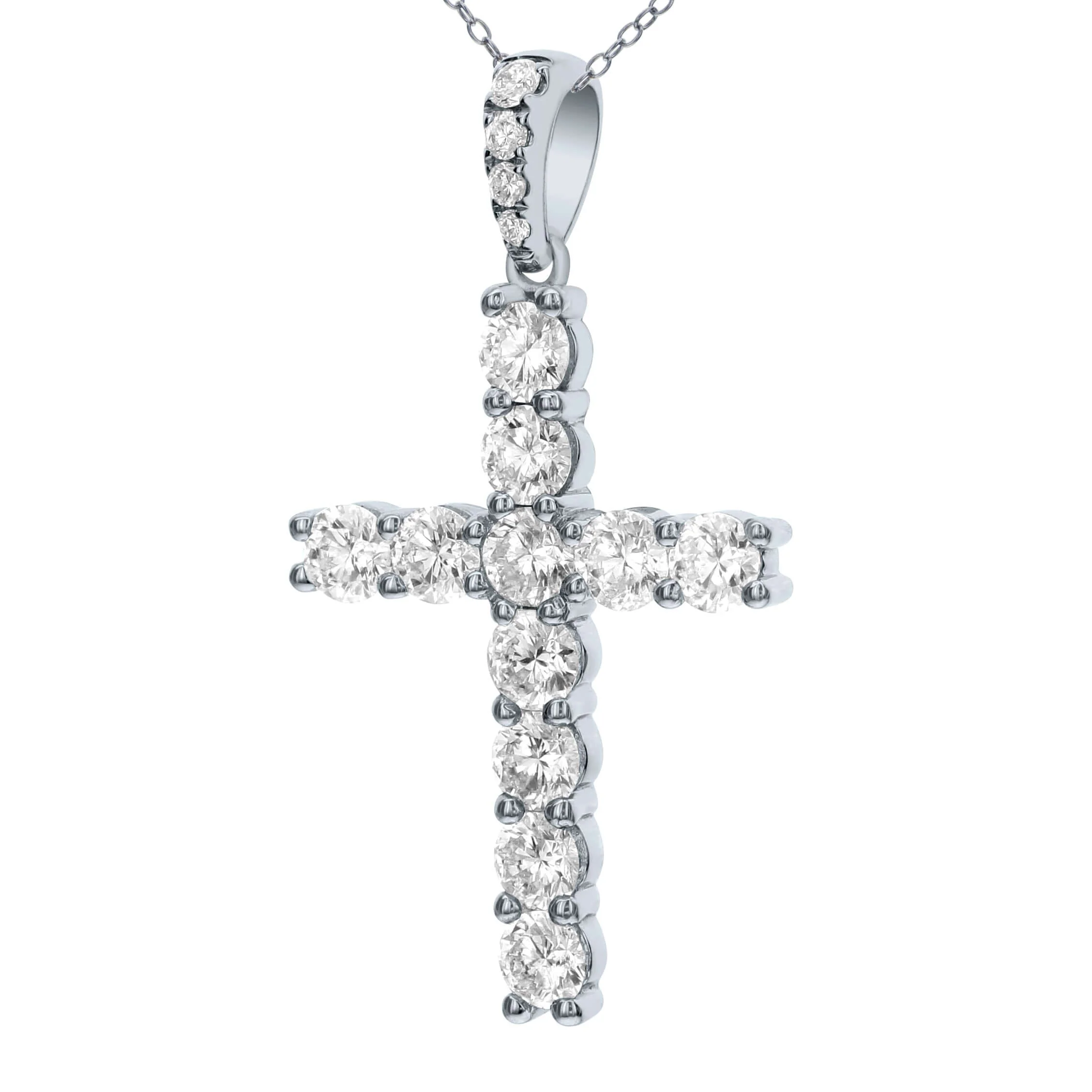 Bandiera Jewellers Diamond Cross Pendant 2.25ct ACR-12734-B