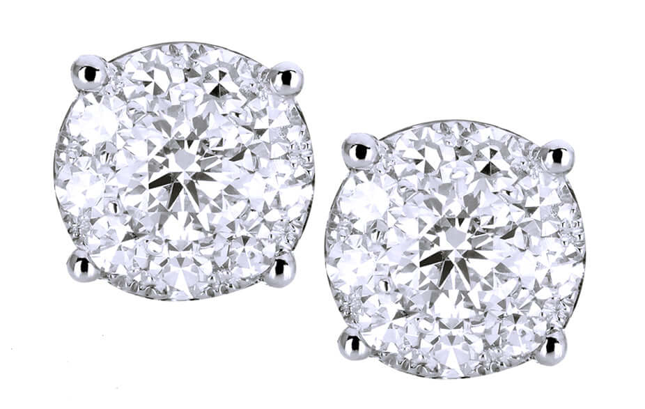 Bandiera Jewellers Diamond Earrings 0.52ct AER-8692