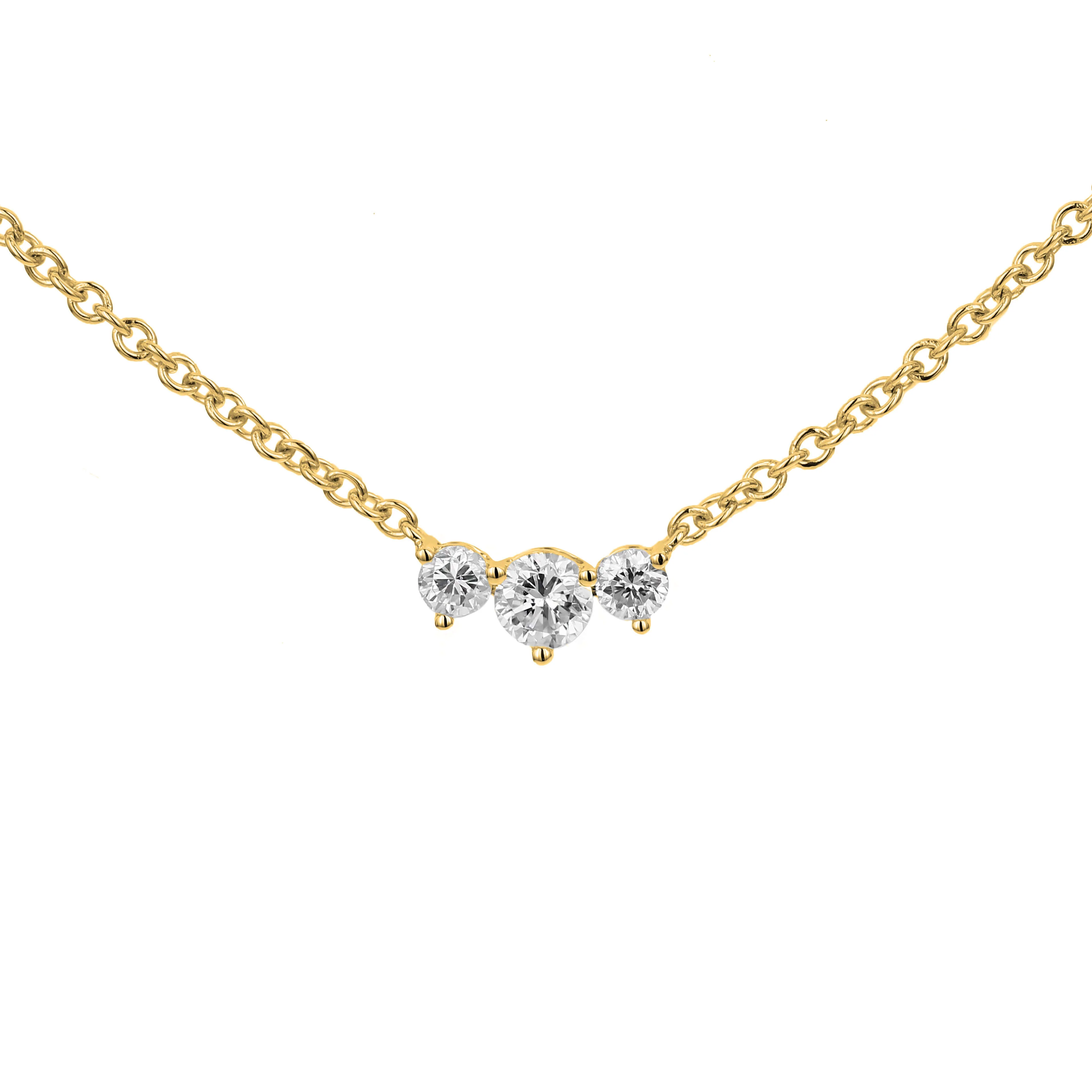 Bandiera Jewellers Diamond Necklace 0.40ct ANK-19676-Y