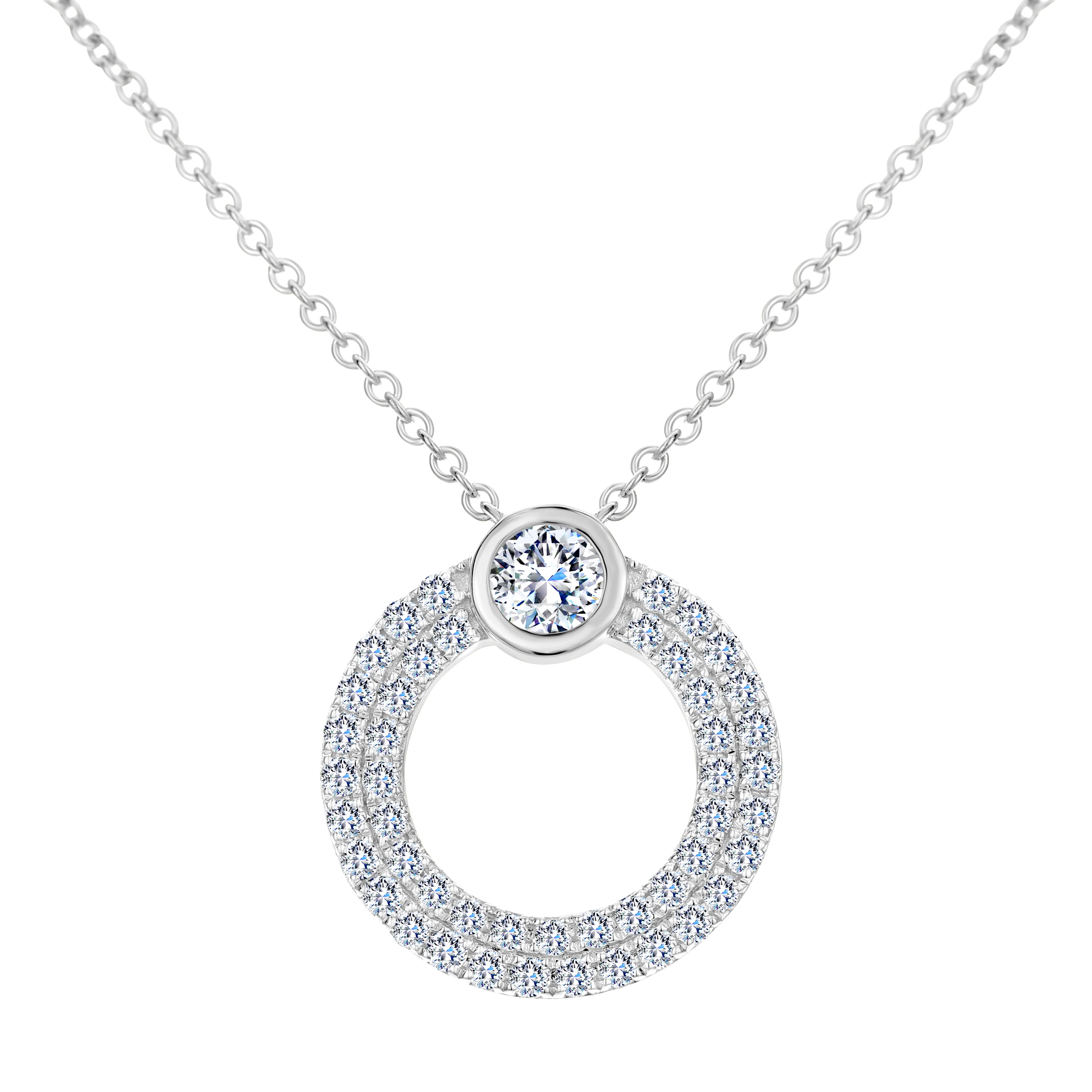 Bandiera Jewellers Diamond Necklace 1.42ct ANK-20449