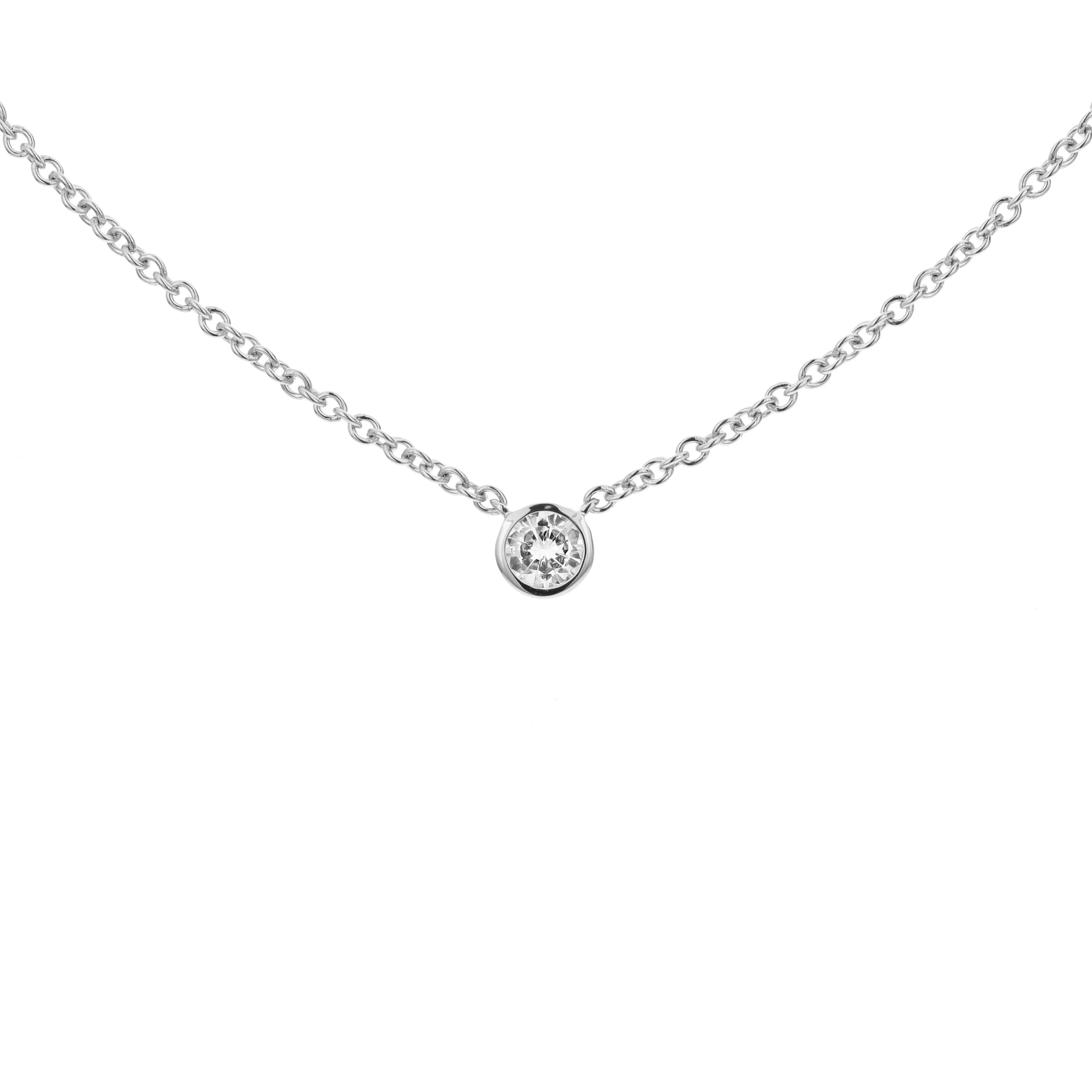 Bandiera Jewellers Diamond Solitaire Necklace 0.20ct ANK-19301