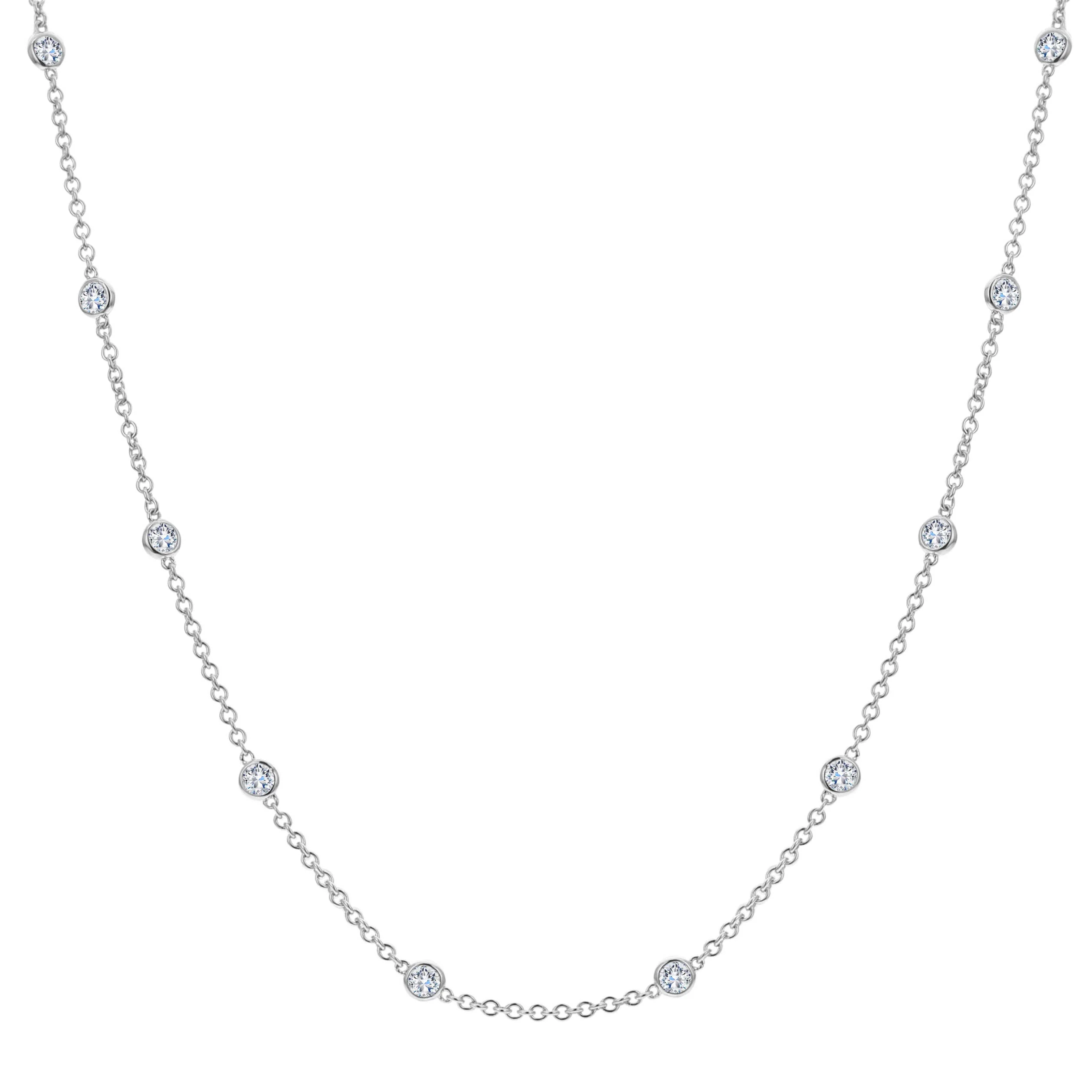 Bandiera Jewellers Diamond Strand Necklace 2.40ct ANK-20154-1