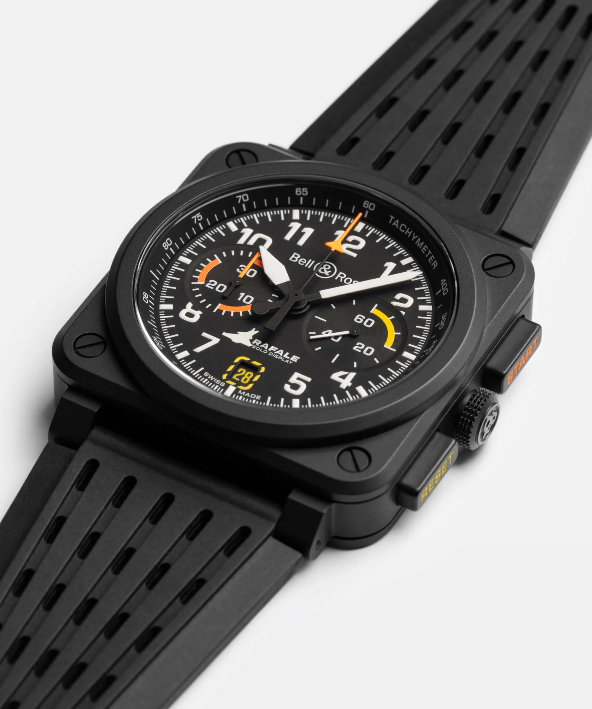 Bell & Ross BR-03 Chrono Rafale Solo Display BR0394-RSD-CE/SRB - Image 2