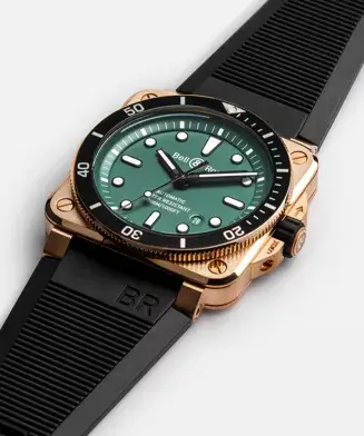 Bell & Ross BR-03 Diver Black & Green Bronze BR0392-D-LT-BR/SRB - Image 2