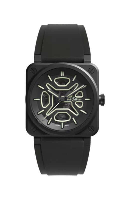Bell & Ross BR-03 Skeleton Lum Ceramic BR03A-LM-SKCE/SRB