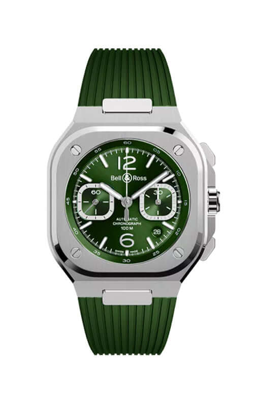 Bell & Ross BR-05 Chrono Green Steel BR05C-GN-ST/SRB