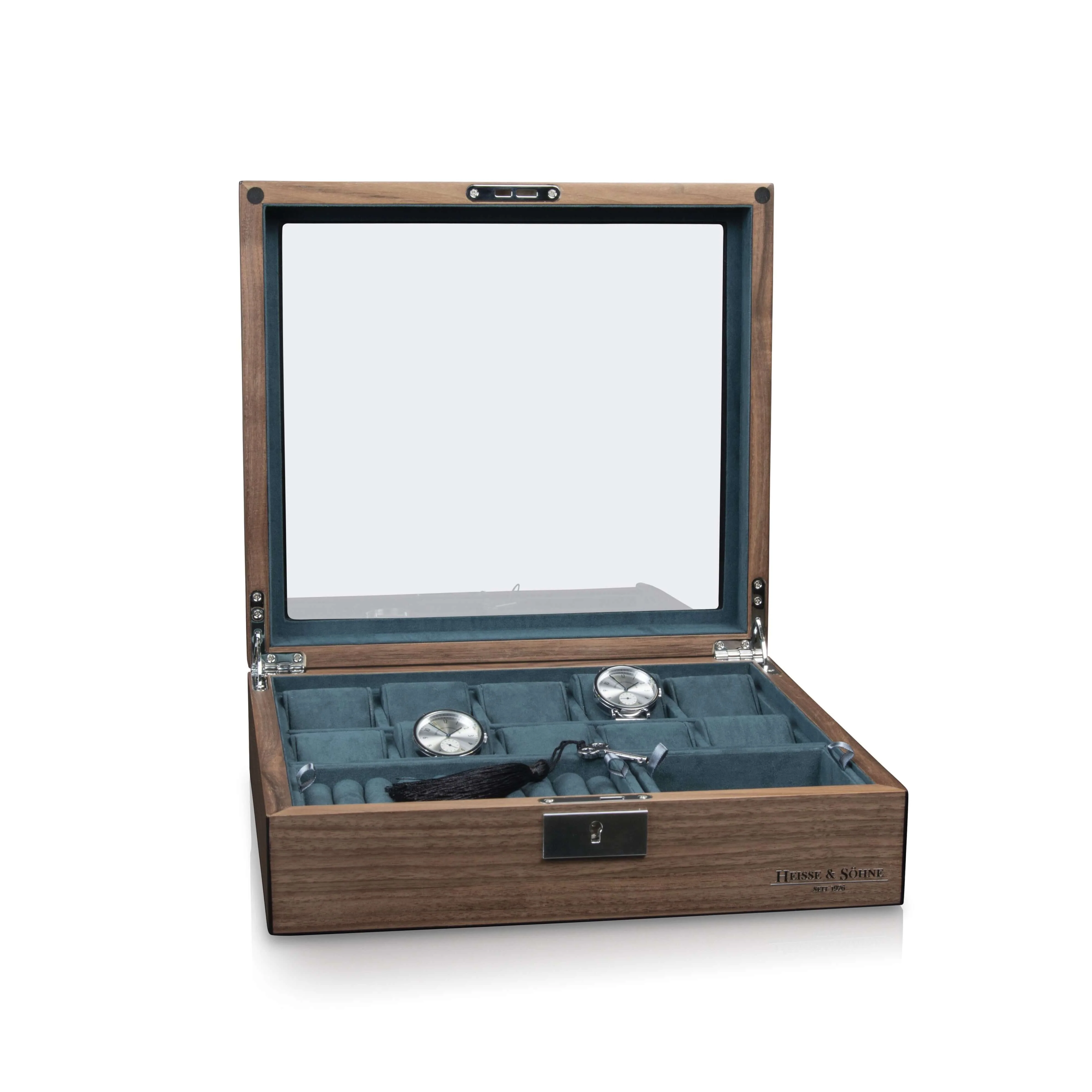 Borneaux 10+ Watches Walnut Box