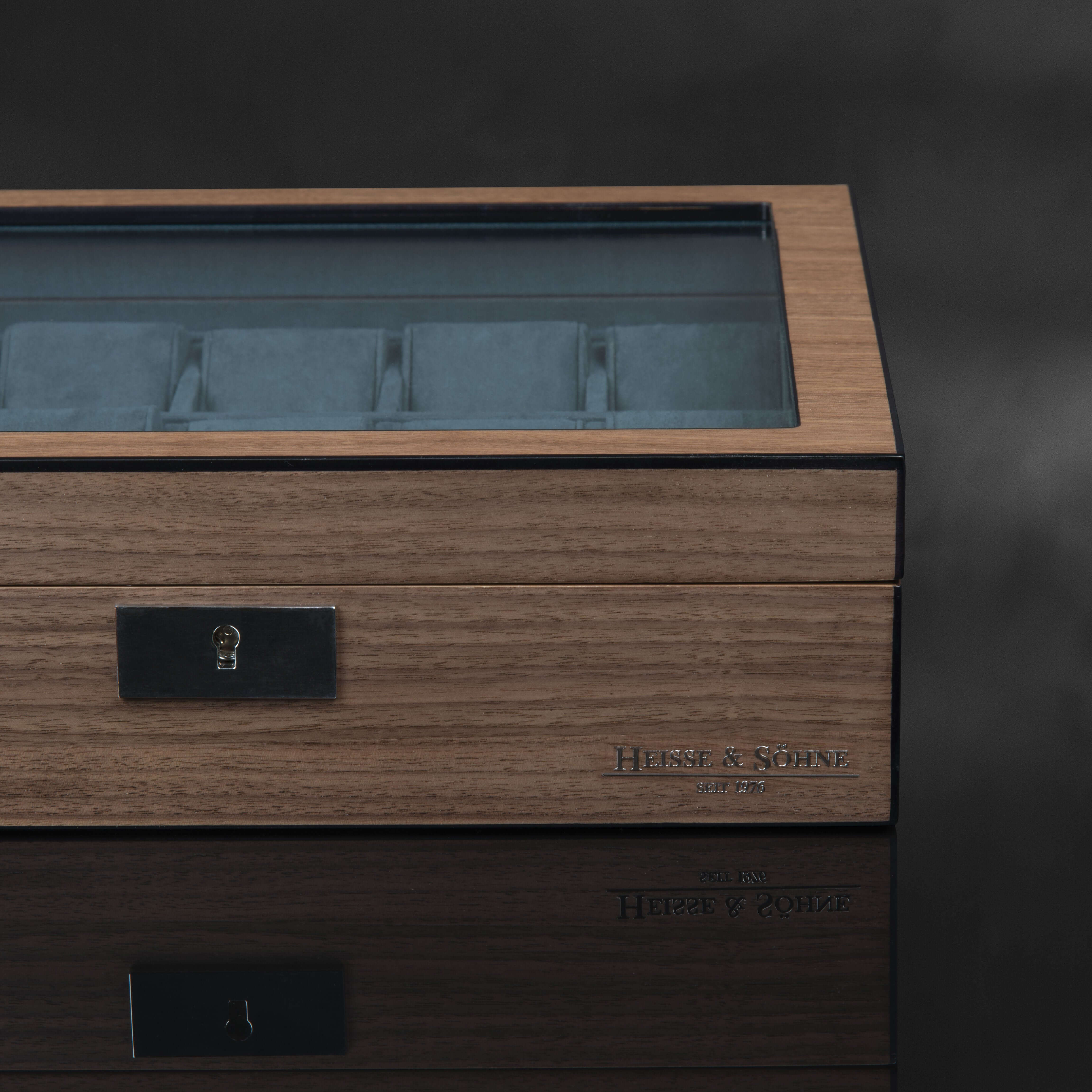 Borneaux 10+ Watches Walnut Box - Image 5