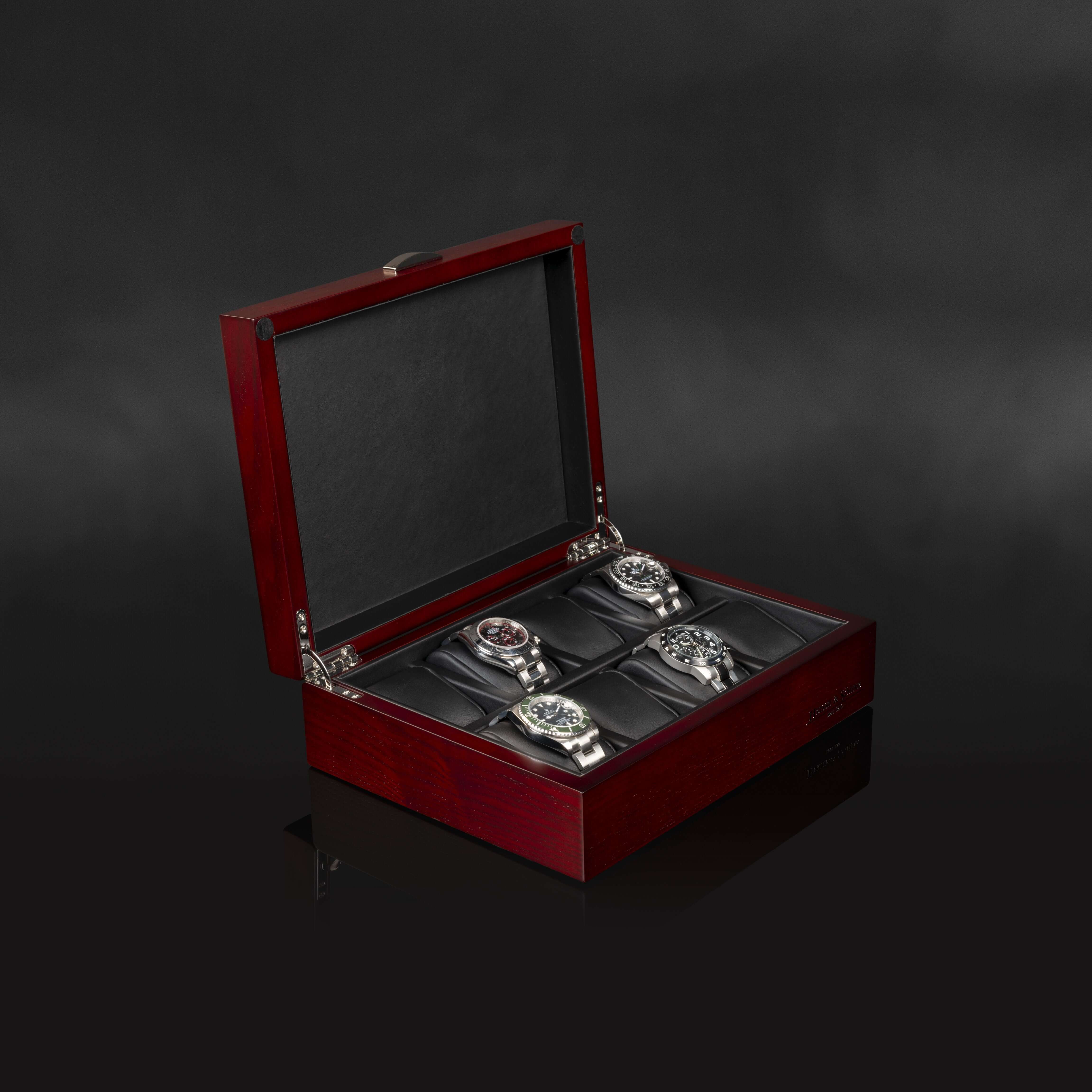Bregano 8 Watches Cherry Box - Image 3