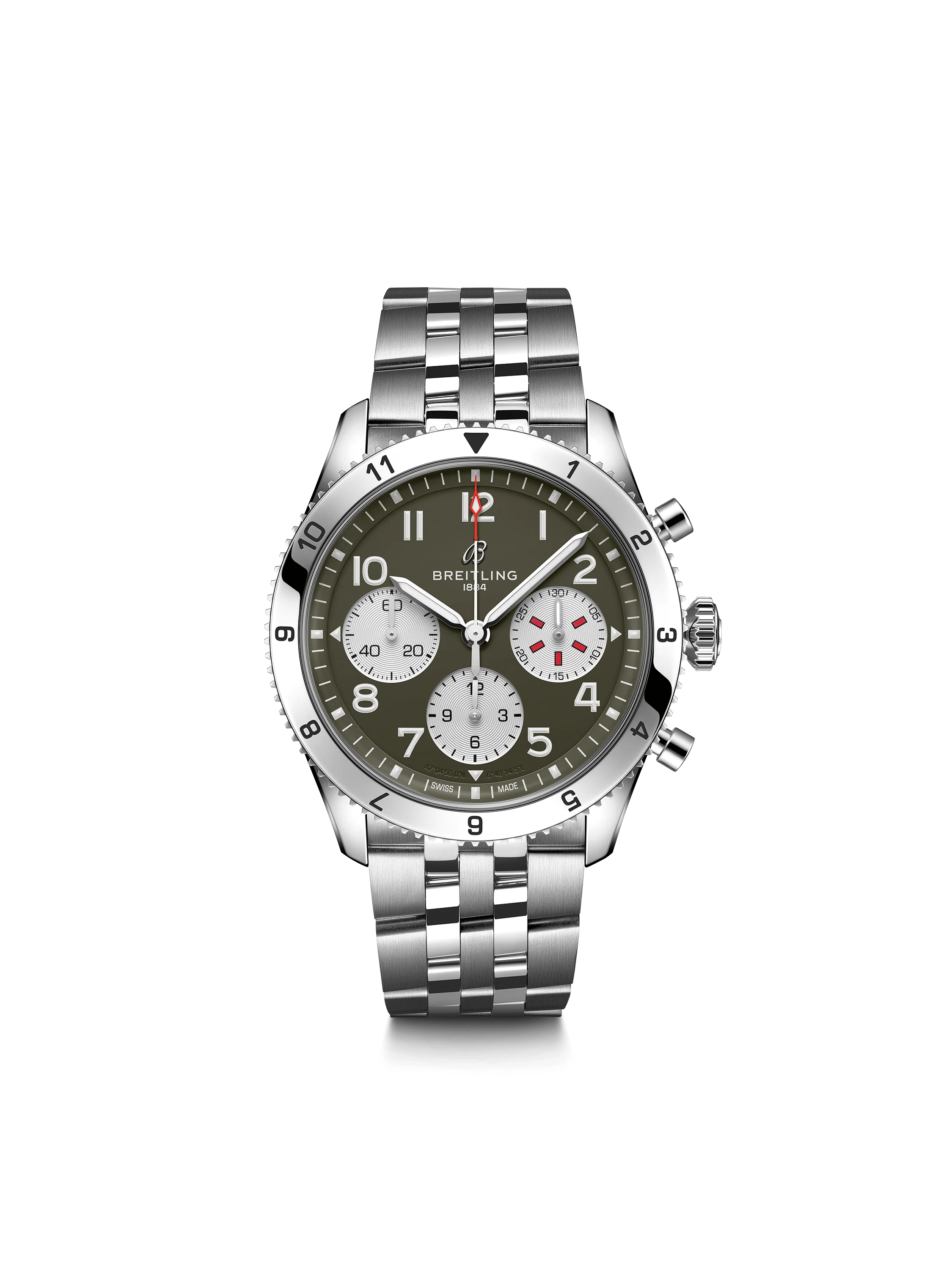 BREITLING Classic AVI Chronograph 42 Curtiss Warhawk A233802A1L1A1