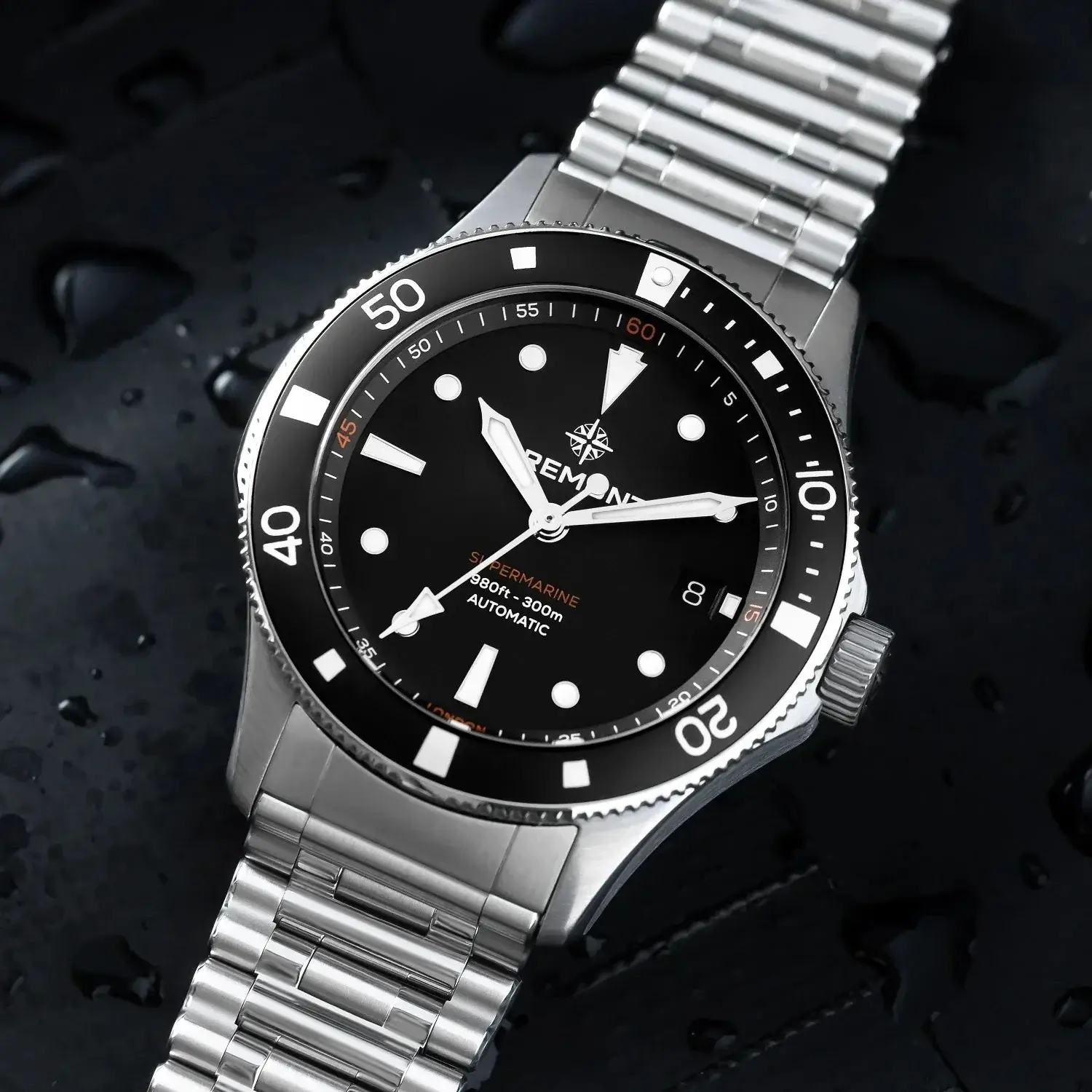 Bremont Supermarine 300M Date SM40-DT-SS-BK-B - Image 4