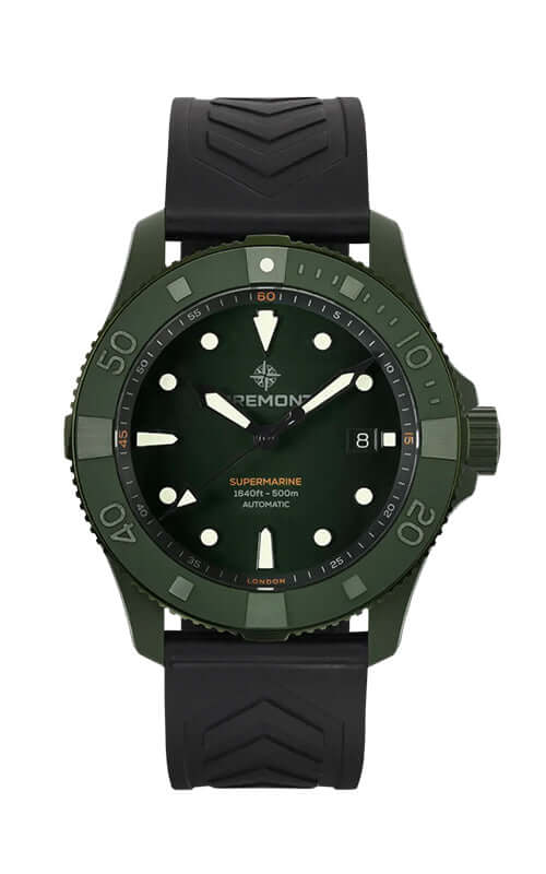Bremont Supermarine Full Ceramic, Jungle Green SM43-DT-GNCER-GN-R-S