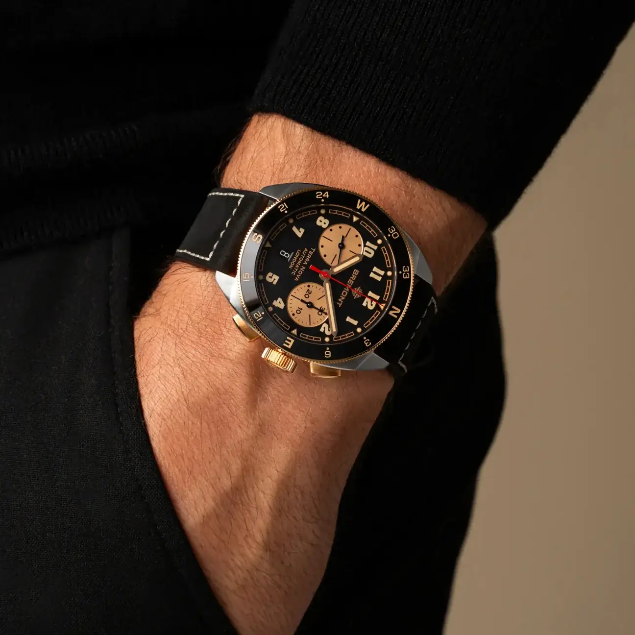 Bremont Terra Nova Jimmy Chin Chronograph, Bi-Colour TN42JC-CHR-BI-BK-L-S - Image 4