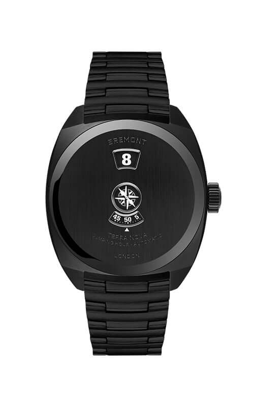 Bremont Terra Nova Jumping Hour Stealth Black TN38-JH-DLC-CC-B