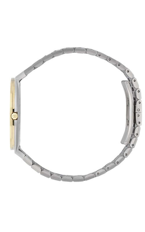 GUCCI 'GUCCI 25H' Steel and 18k Gold Watch YA163405 - Image 3