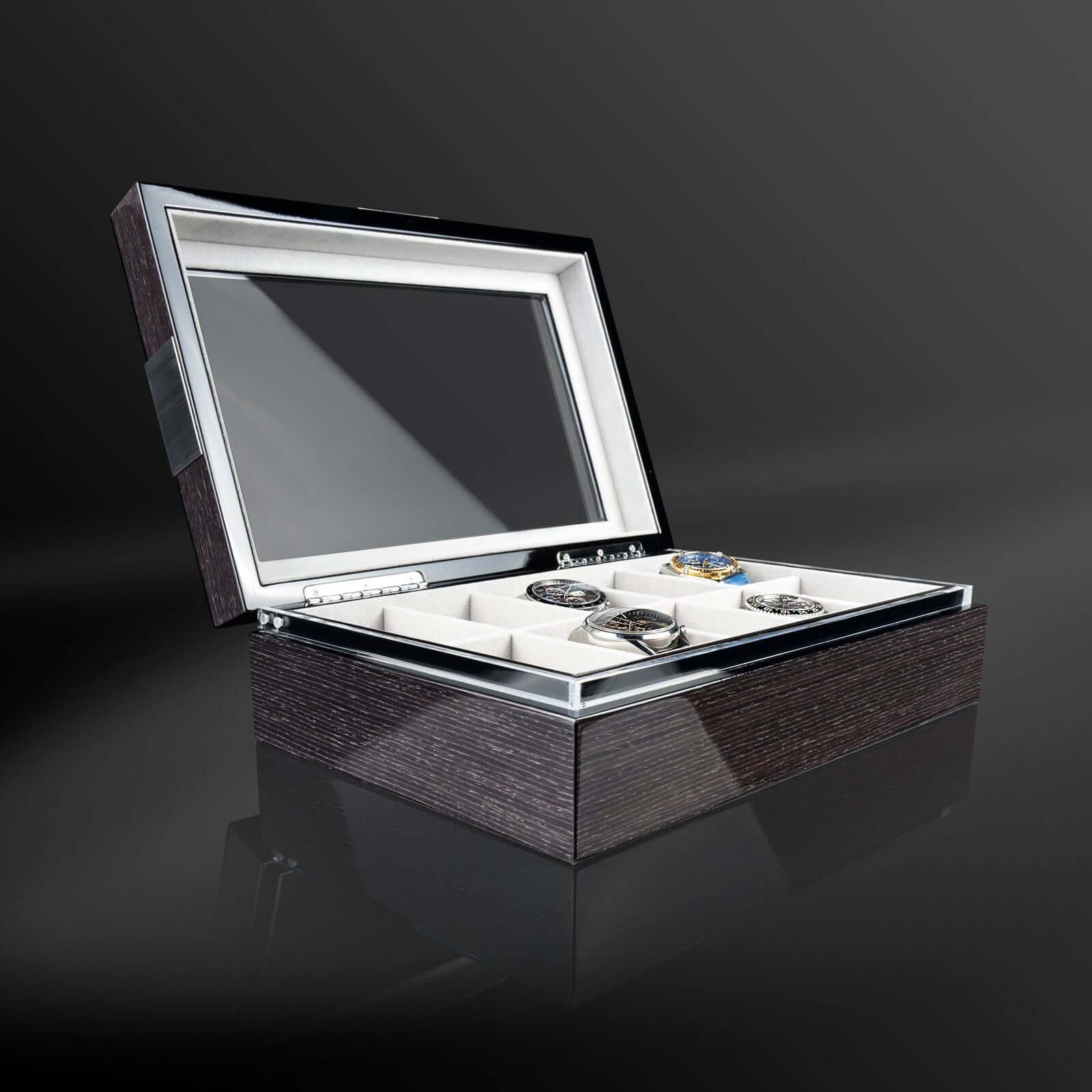 Executive 10 Watches Quercus & Gray Box - Image 4