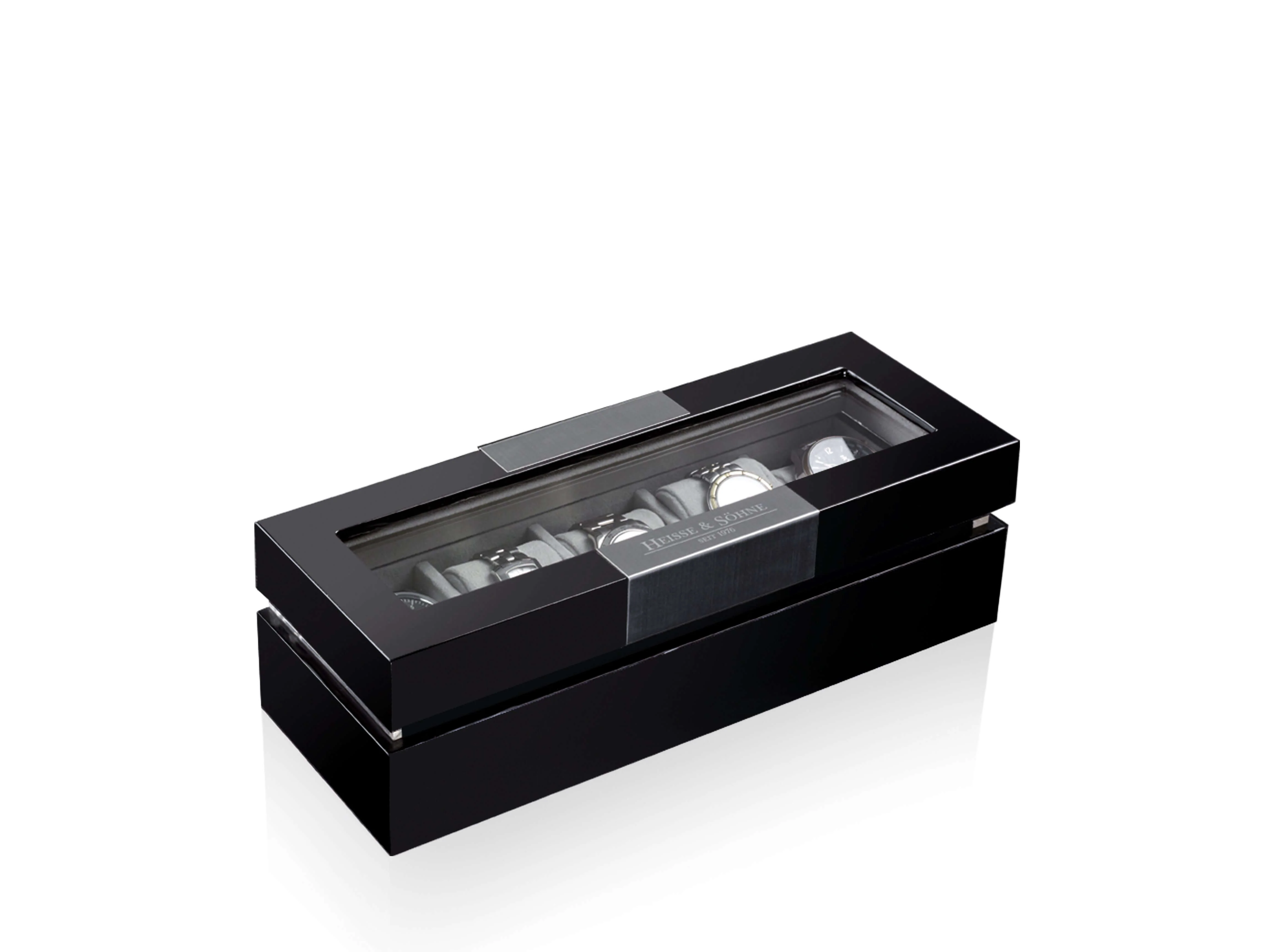 Executive 5 Watches Black & Gray Box - Image 2