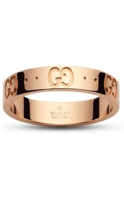 GUCCI ICON 18k Pink Gold Ring YBC152045001013 - Image 2