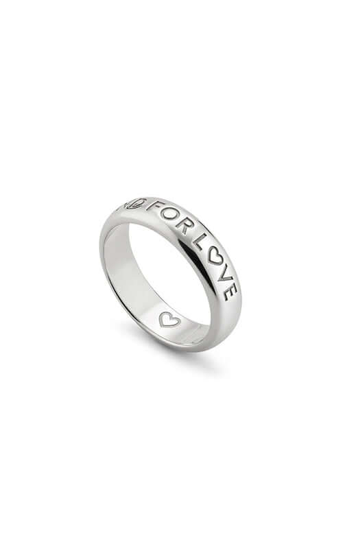 GUCCI Blind For Love Silver Ring Slim YBC843576001