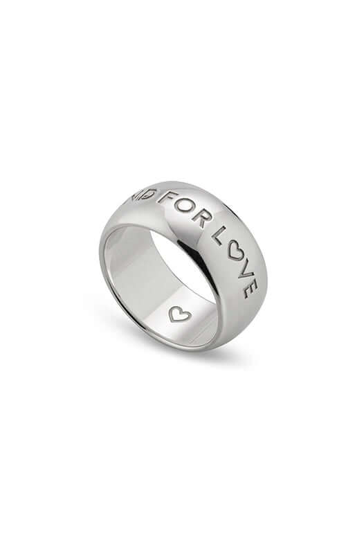 GUCCI Blind For Love Silver Ring Wide YBC843583001