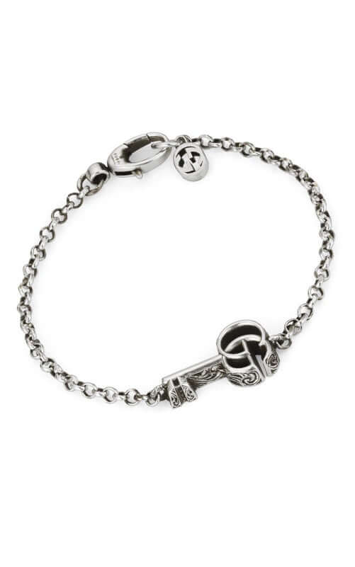 GUCCI Bracelet KEY SHINY AGED SILVER YBA632207001
