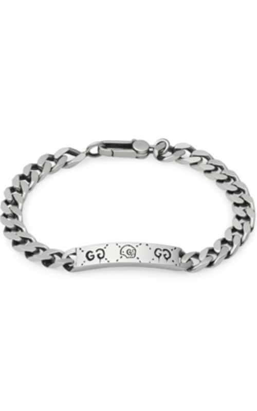 Gucci Ghost Gourmette Silver Bracelet (YBA455321001)