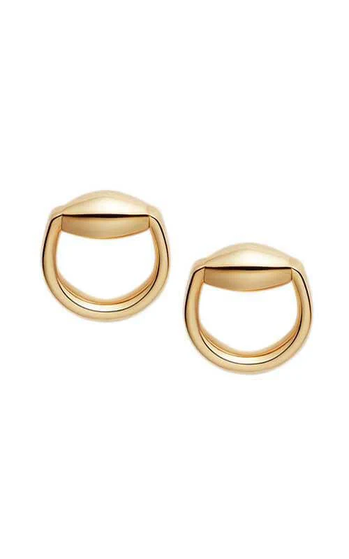 Gucci Horsebit Stud Earrings Rose Gold (YBD3910102600200U)