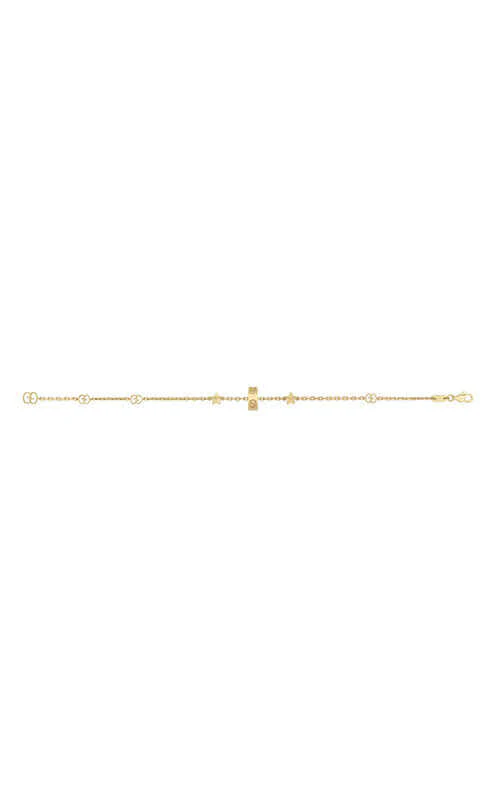 GUCCI Icon 18kt Star Bracelet Yellow Gold YBA729370001 - Image 2