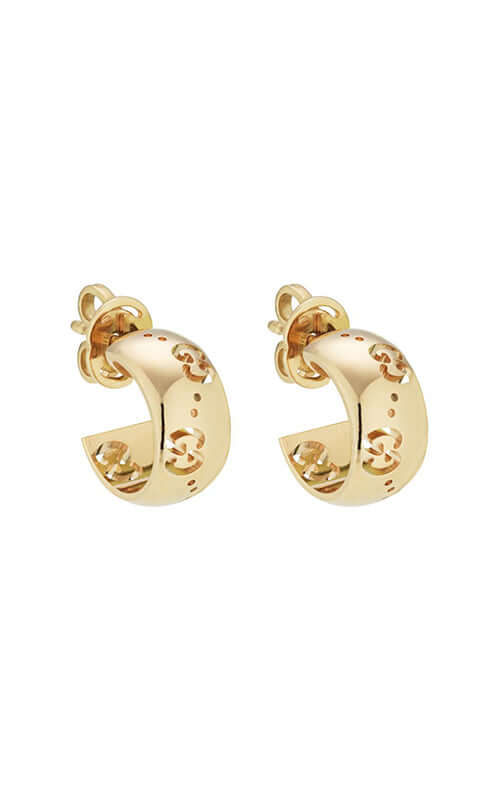GUCCI Icon GG 6mm Hoops YBD80436100100U