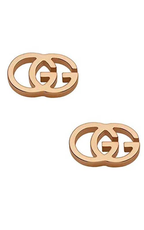 Gucci Interlocking G Rose Gold Earrings (YBD09407400300U)