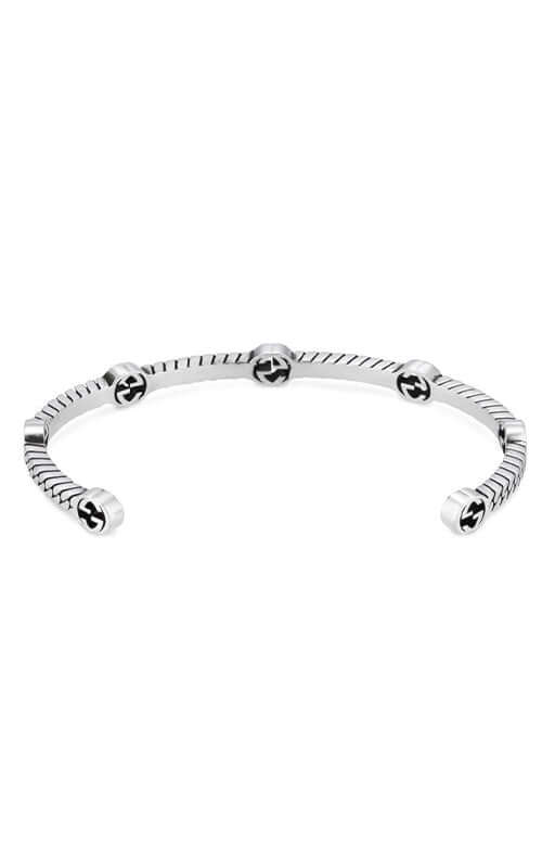 GUCCI Interlocking G Silver Bracelet YBA661529001 - Image 3