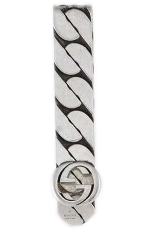 Gucci Interlocking-G Silver Money Clip YBF67864600100U