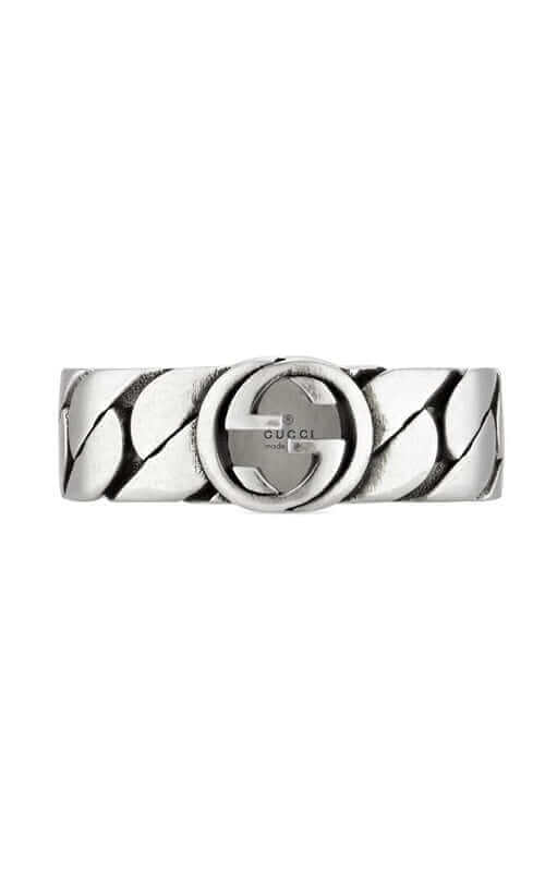 GUCCI Interlocking G Silver Ring YBC678656001 - Image 3