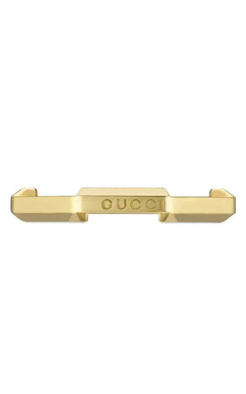 GUCCI Link to Love 18k Yellow Gold Ring YBC662194001 - Image 2
