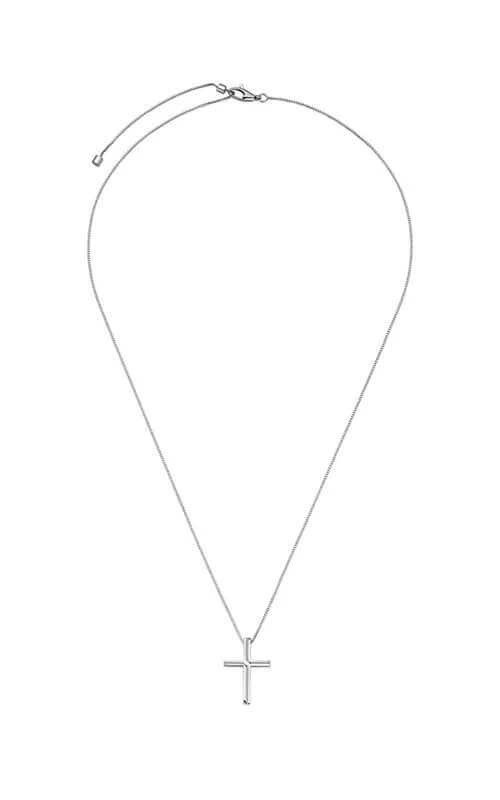 GUCCI Link to Love Cross Necklace WG YBB75893700200U