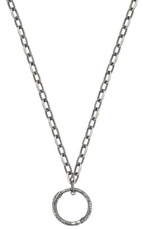 Gucci Ouroboros Silver Snake Pendant (YBB52459800100U)
