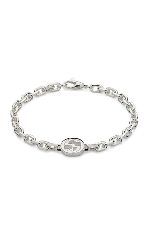 Gucci Interlocking Silver Bracelet YBA796351001.