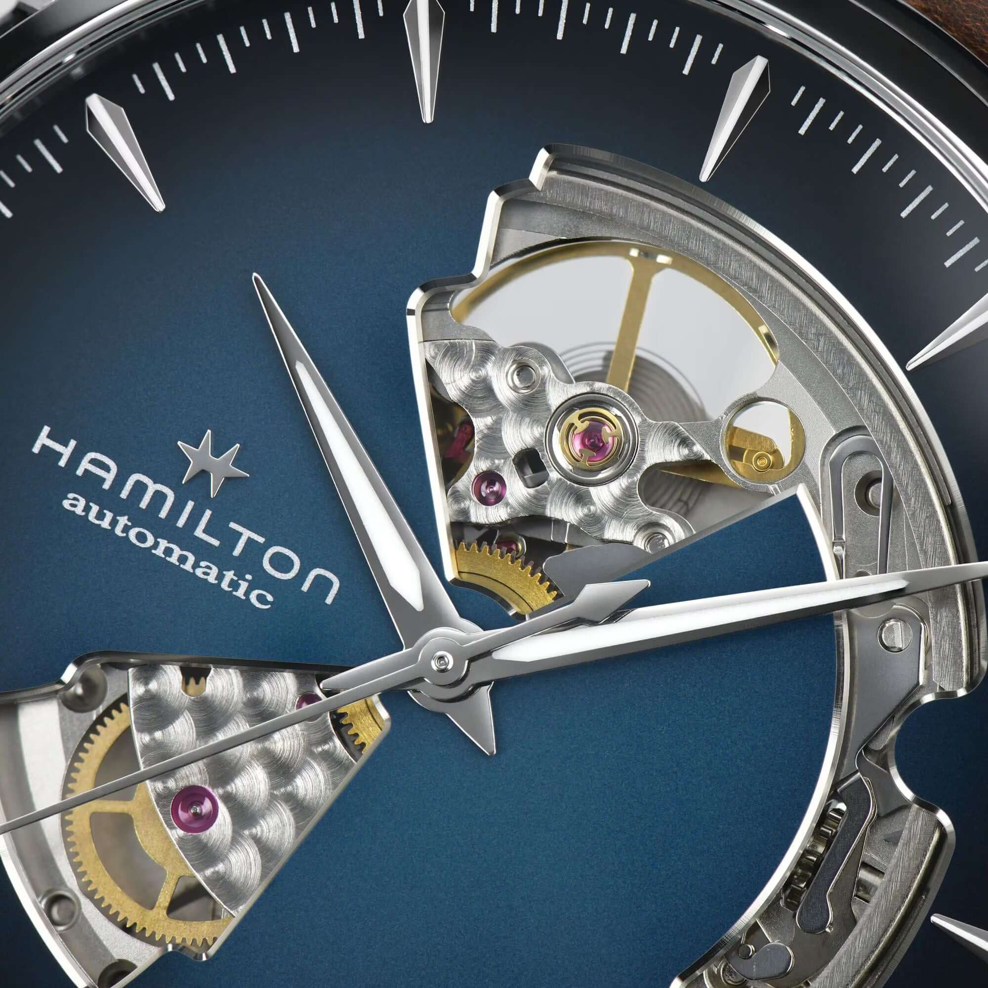 Hamilton Jazzmaster Open Heart Watch H32675540 - Image 4