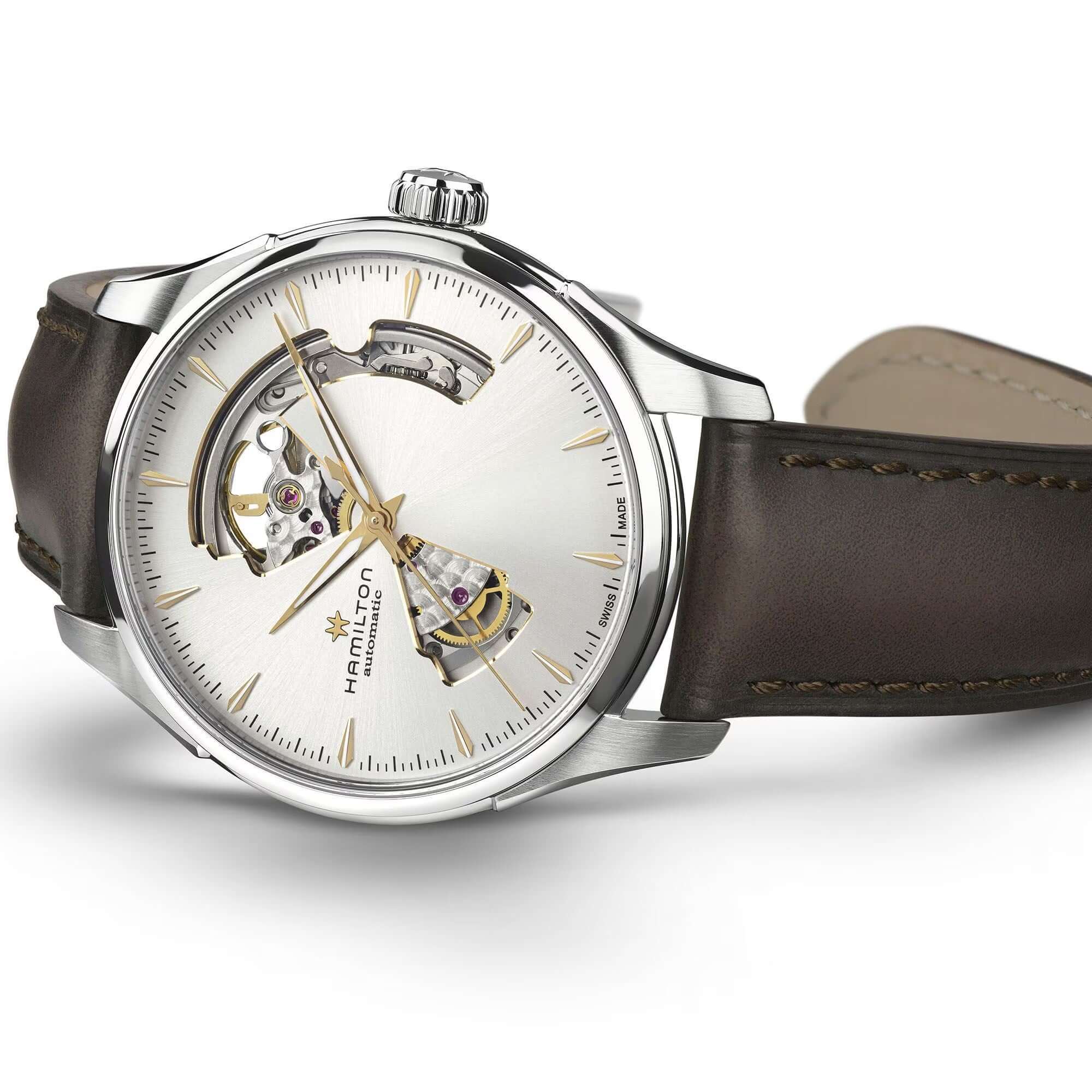 Hamilton Jazzmaster Open Heart Watch H32675551 - Image 2