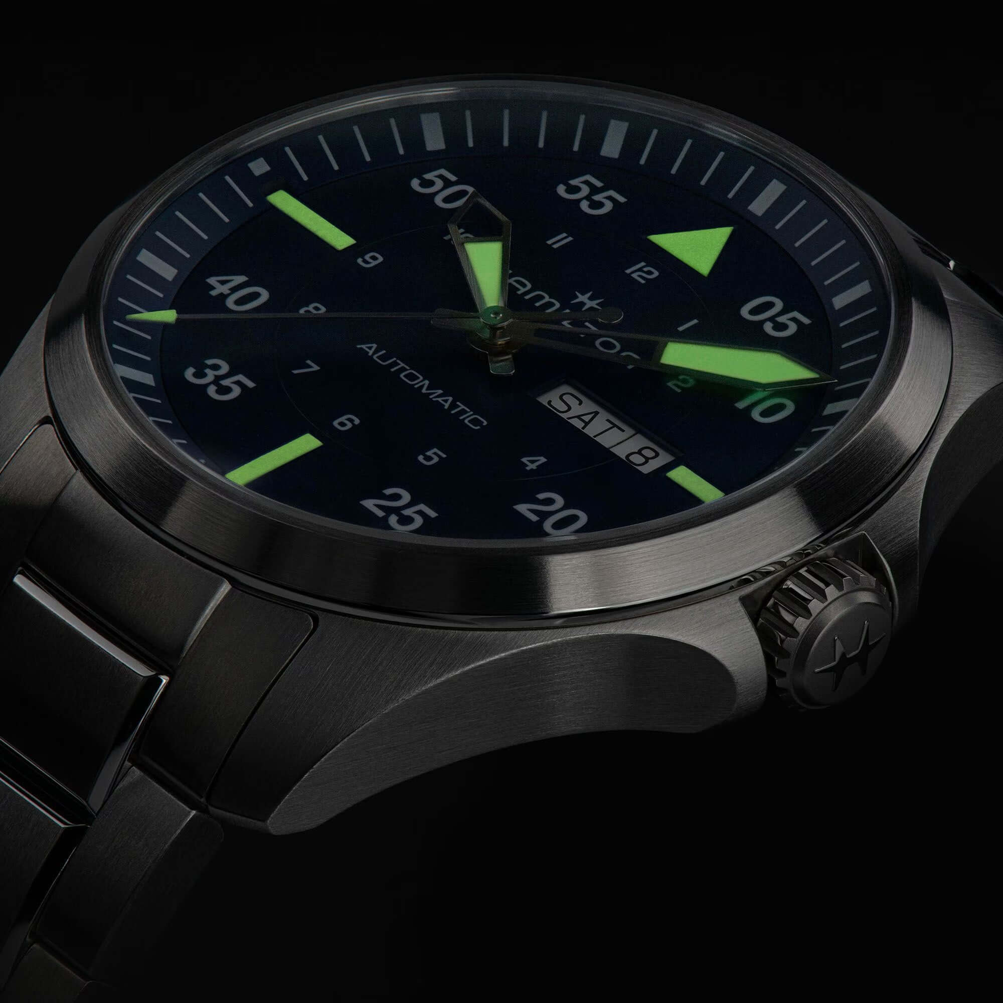Hamilton Khaki Aviation Pilot Day Date H64635140 - Image 5