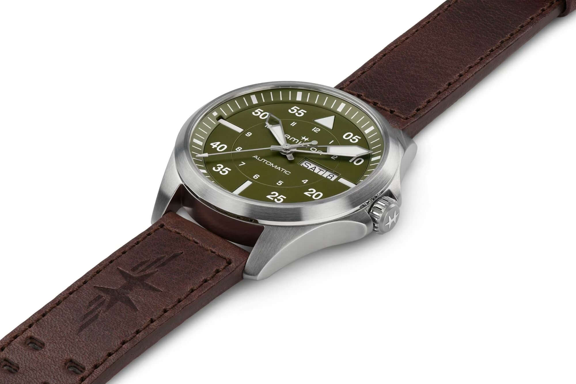 Hamilton Khaki Aviation Pilot Day Date Watch H64635560 - Image 2