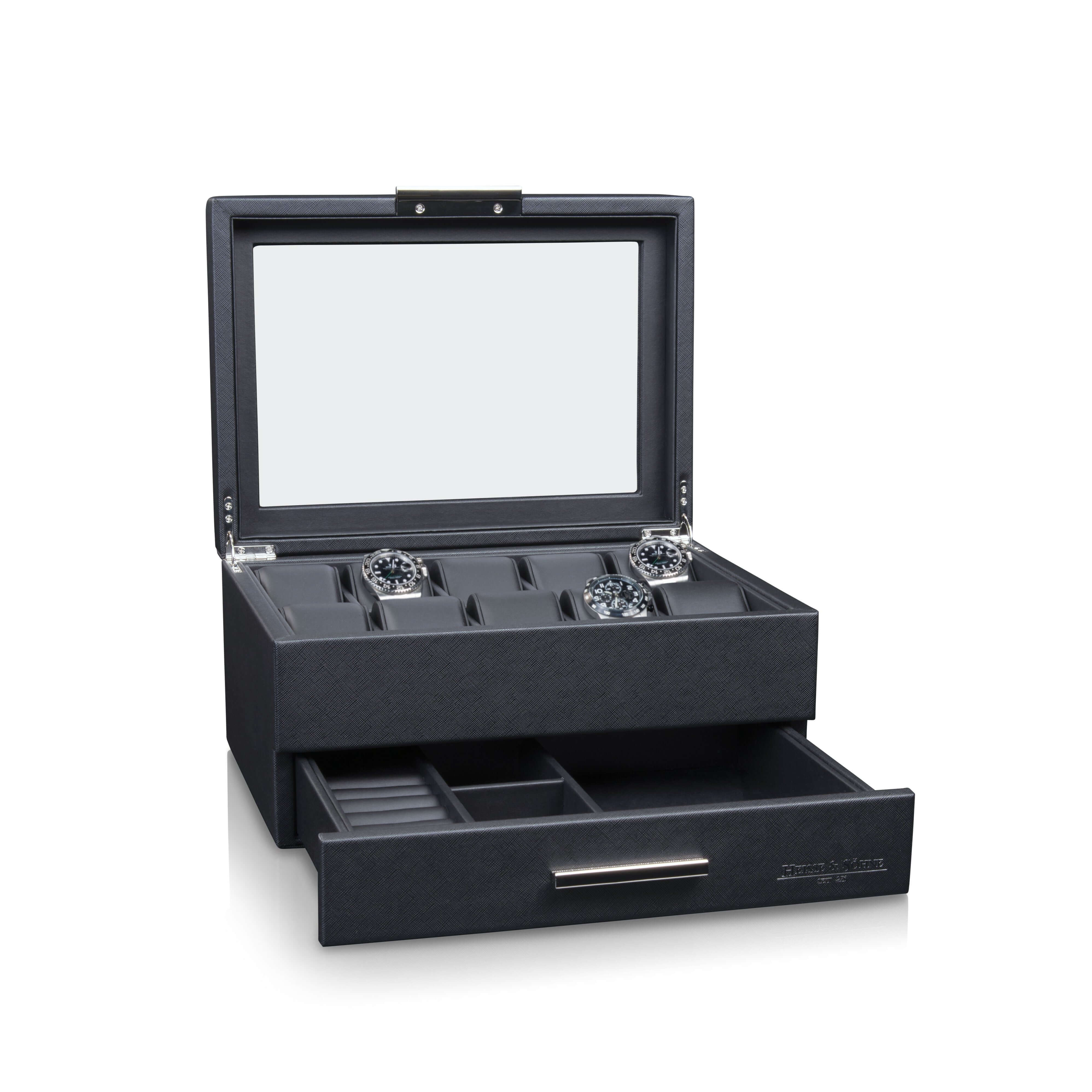 Heron 10+ Watches Black Box