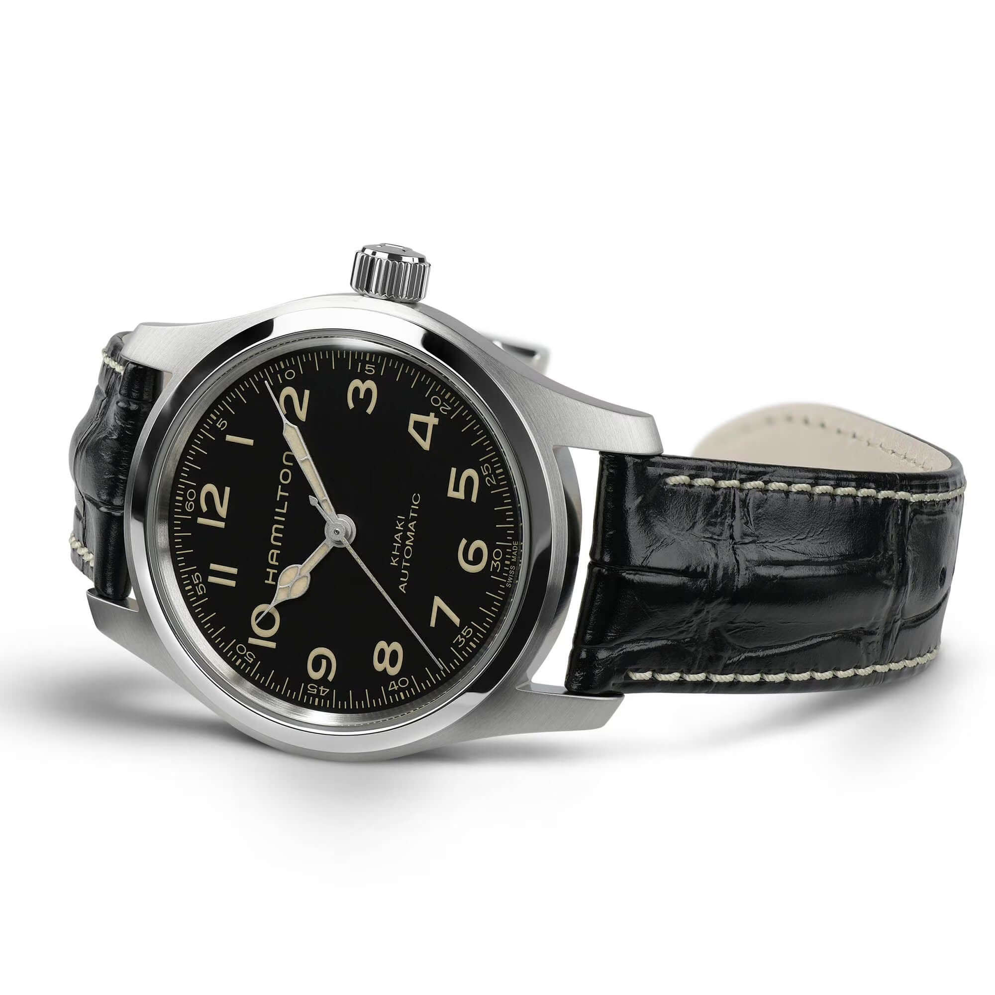 Hamilton Khaki Field Murph Bracelet Bundle Automatic 42mm Watch H70605732 - Image 5