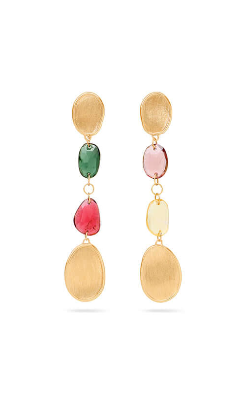 Marco Bicego Lunaria Colour Mixed Tourmaline Earrings OB1899-TM01-Y