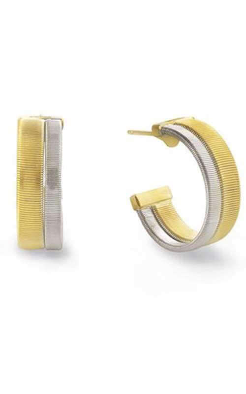 Marco Bicego Masai Earrings 2 Row Yellow and White Gold (OG339)