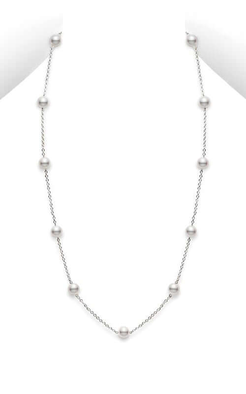 Mikimoto Station Pearl Necklace PCQ158LW
