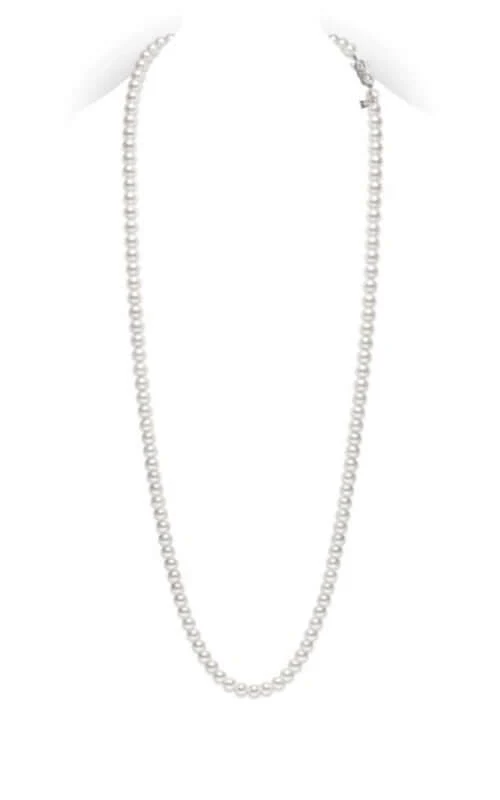 Mikimoto Strand Necklace Akoya Pearls White 8.5x8mm A 32" U85132W